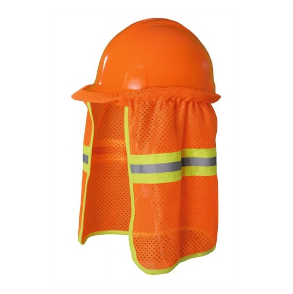 Cubrenuca de alta visibilidad con elástico para casco